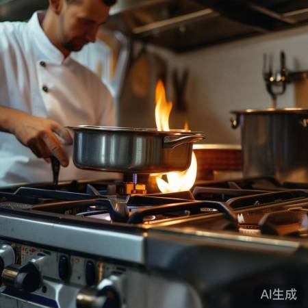 调整燃烧器，火焰稳定