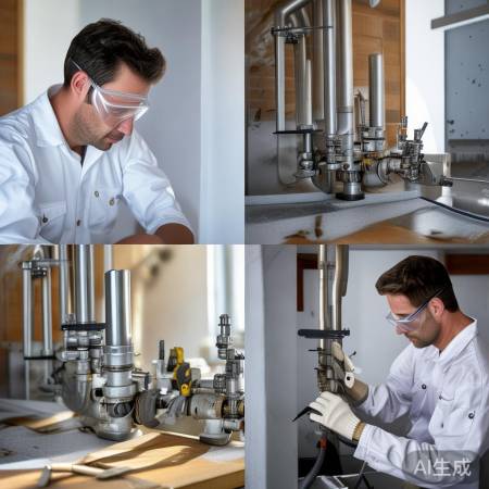 安装燃气管道，确保密封无泄漏