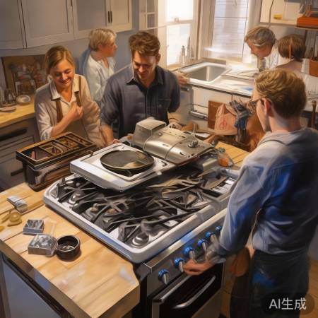 厨房燃气灶安装图解