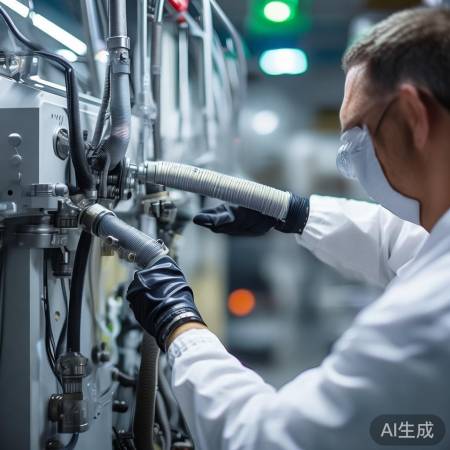 安装连接软管步骤