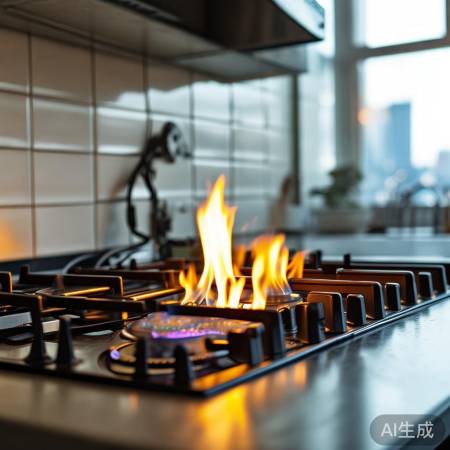 连接燃气灶电源