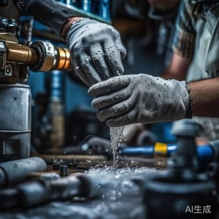 “肥皂水检查管道泄漏”