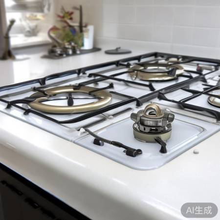 检查燃气灶配件齐全