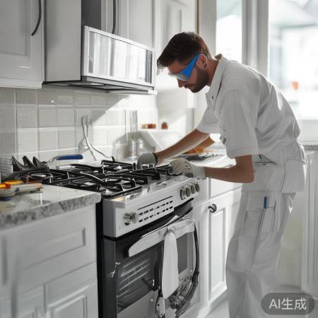 燃气灶安装步骤展示