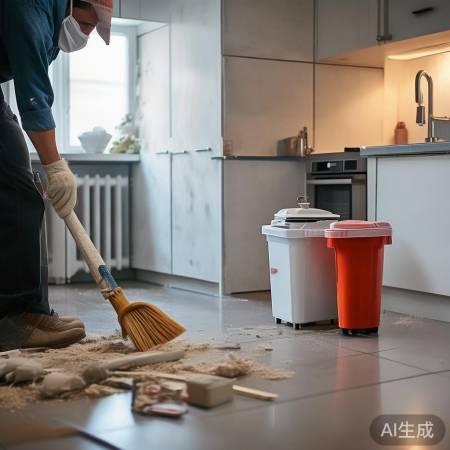 安装后清场，保持厨房净