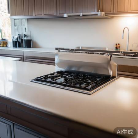 “灶台定位，留空间，格局佳。”