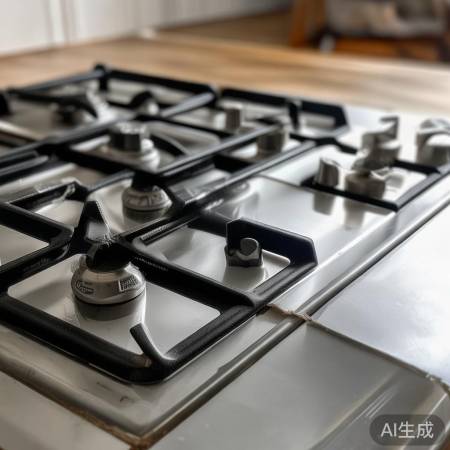 检查燃气灶完好无损