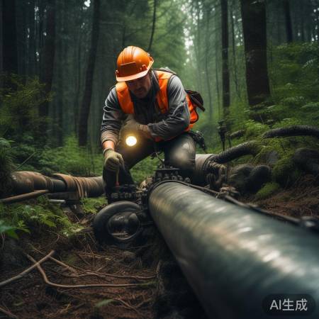 耐心寻找燃气管道，检测泄漏。