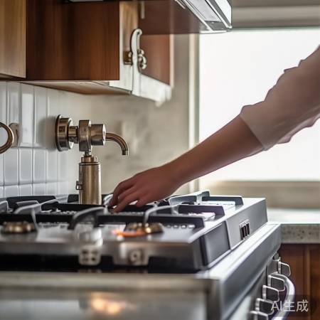 先断气，再安装燃气灶