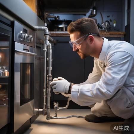 安装燃气接头步骤三