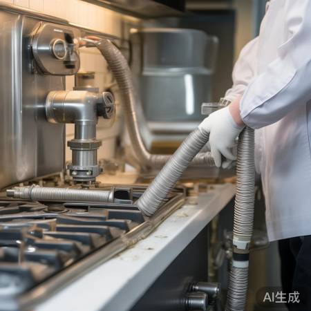 连接燃气管道，确保严密