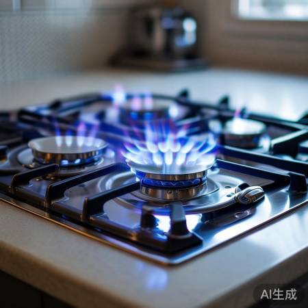 安装燃气灶，确保安全稳固