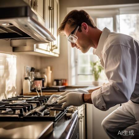 安装燃气灶步骤三