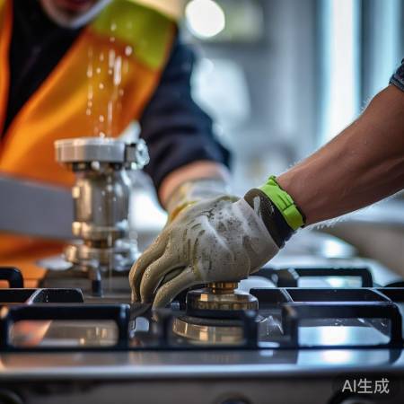 检查燃气，准备点火