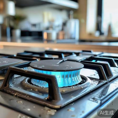 燃气灶定期清洁，安全高效