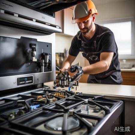 燃气灶安装，安全谨慎