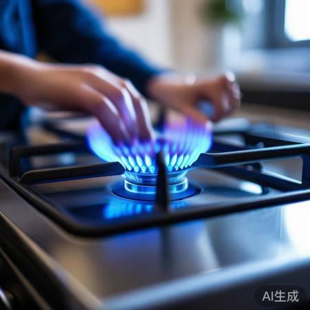 调火焰至均匀小 flame t