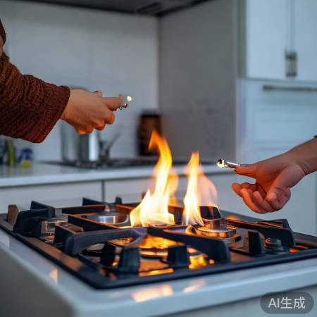 点火测试，检查火焰稳定性