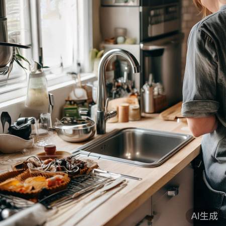 收拾厨房，享受烹饪。