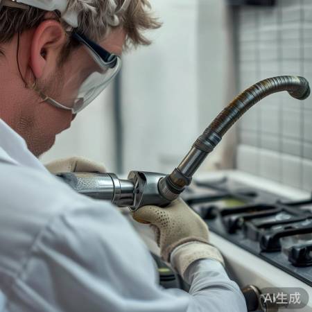 拧紧接头，确保密封