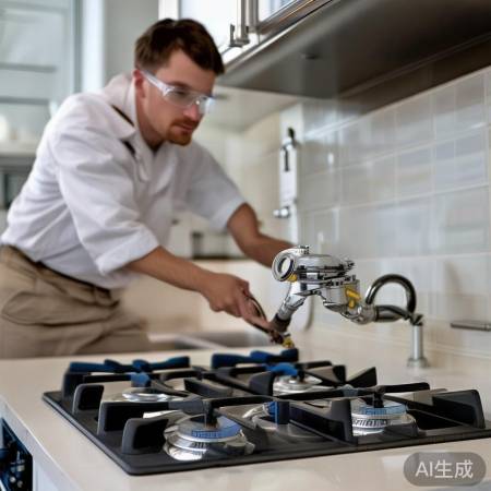 安装炉头及燃烧器