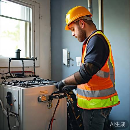 安装通风,防燃气积聚