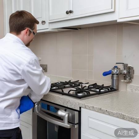 安装燃气灶步骤五