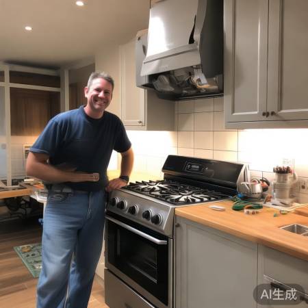 安装燃气灶成就感满满