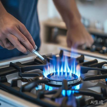 燃气灶调火焰大小