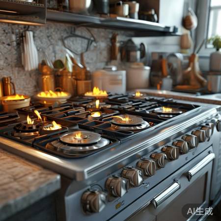 检查燃气灶配件