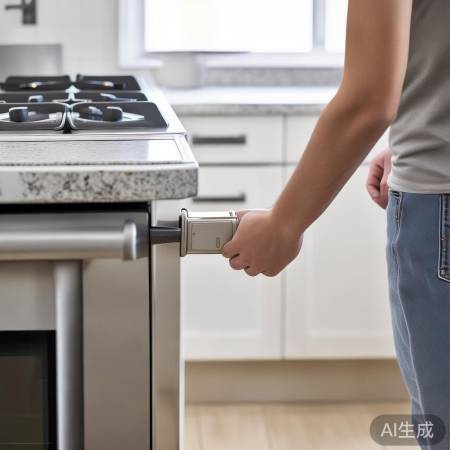 调整燃气灶高度