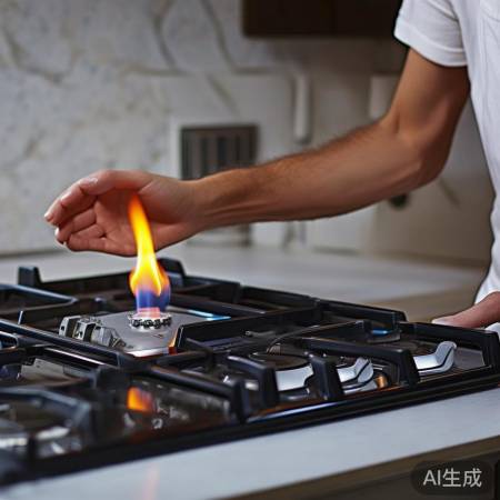 检查燃气灶火焰稳定性