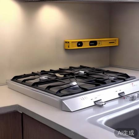 “燃气灶放置：确保水平平稳”