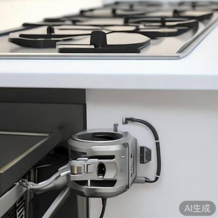 连接燃气灶电源