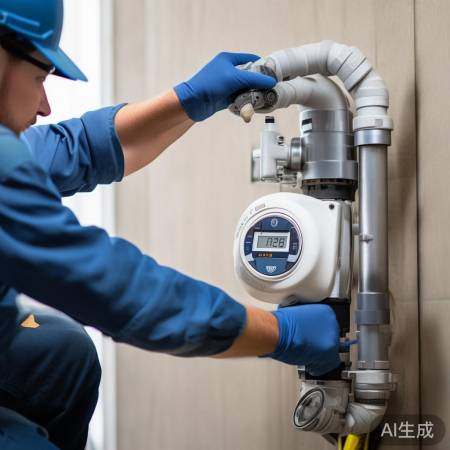 燃气表安装牢固，计量准确