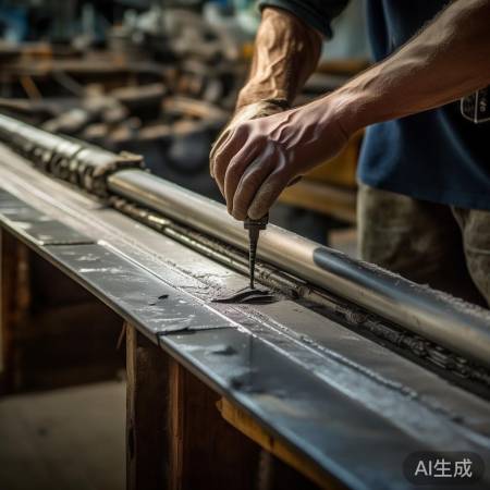 开槽布管施工中