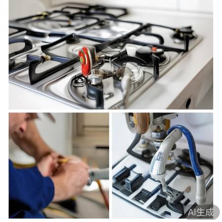 管道连接，注意长度和缠紧