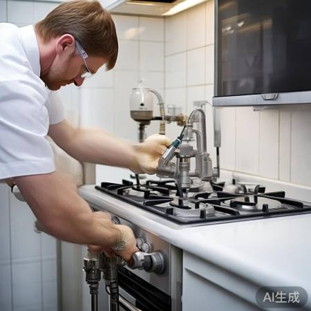 连接燃气管道，防泄漏