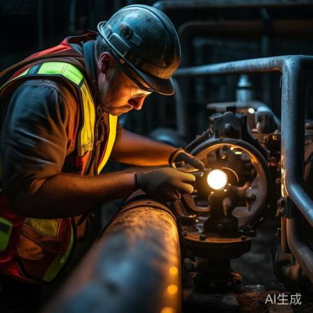 燃气管道，专业人士操作