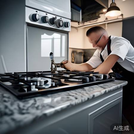 “检查燃气灶接口”