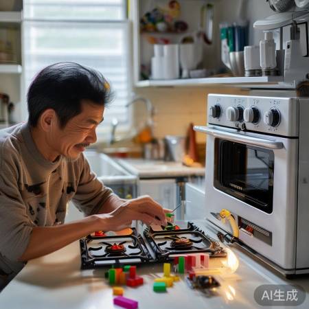 燃气灶安装图解教程