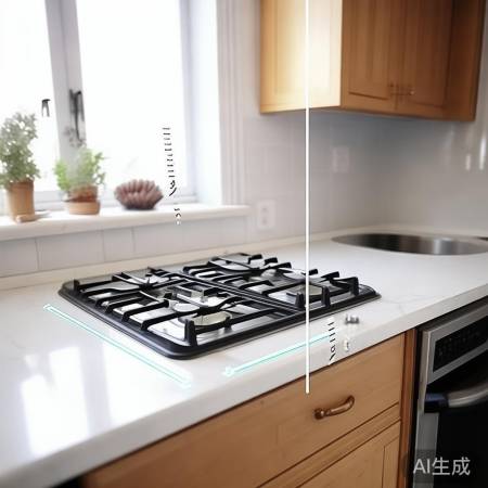 厨房燃气灶位置检查