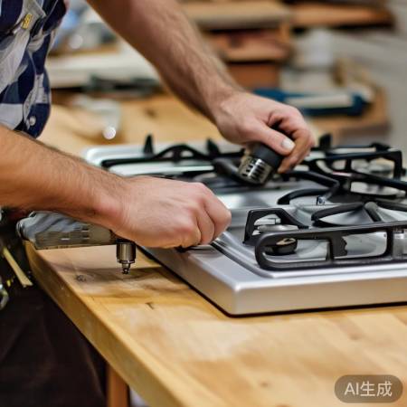 “燃气灶稳装如家具脚垫”