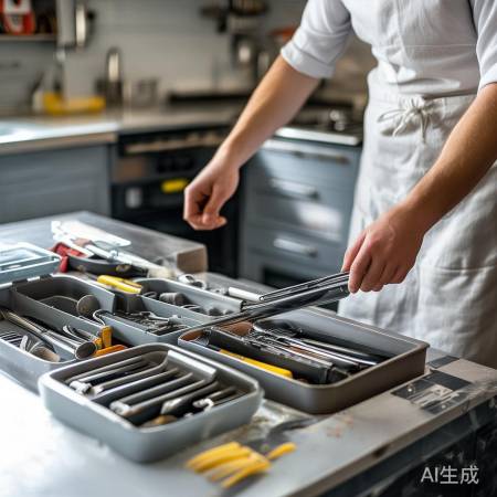 安装完毕，清洁现场