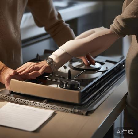 燃气灶拆包看说明书
