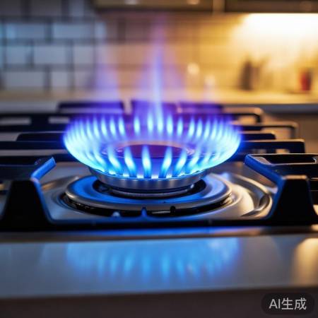 燃气安装完毕，点燃无泄漏