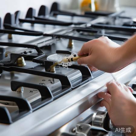 检查燃气灶漏气