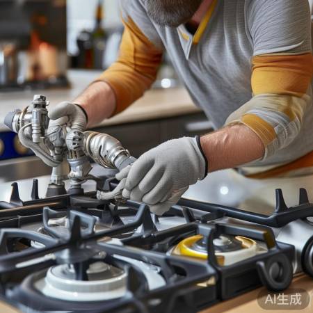 “燃气灶安装,安全第一”