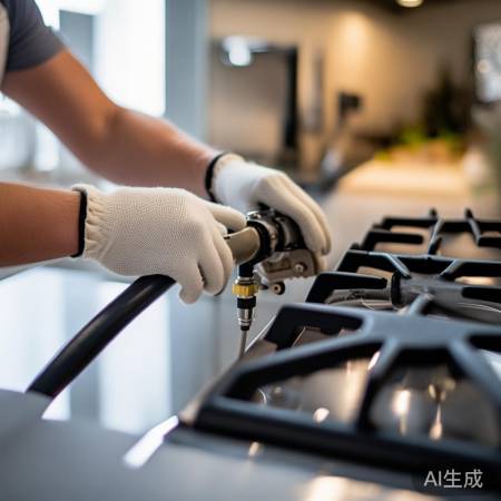 细心对接燃气灶